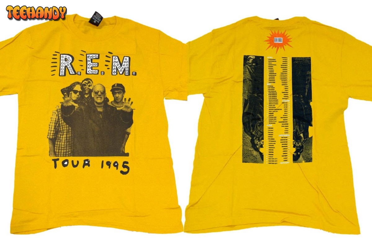 REM Band Tour 1995 T-Shirt, Monster Tour Aneurysm ’95 Tour Shirt