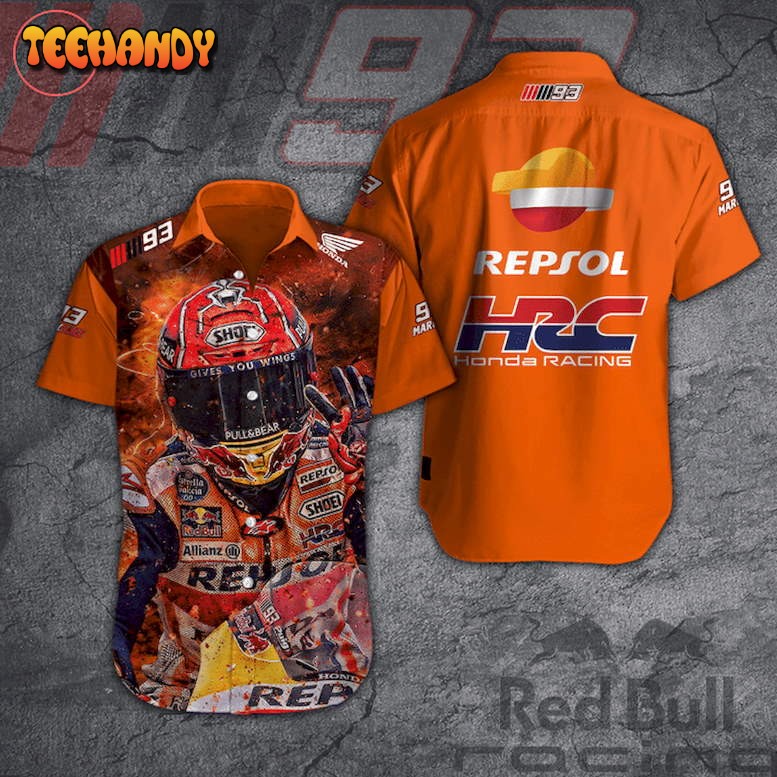 Repsol Honda Team Marc Marquez 93 Hawaiian Shirt