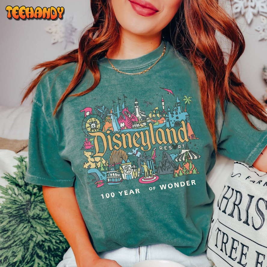 Retro Disneyland Resort 100 Years Of Wonder Unisex T Shirt