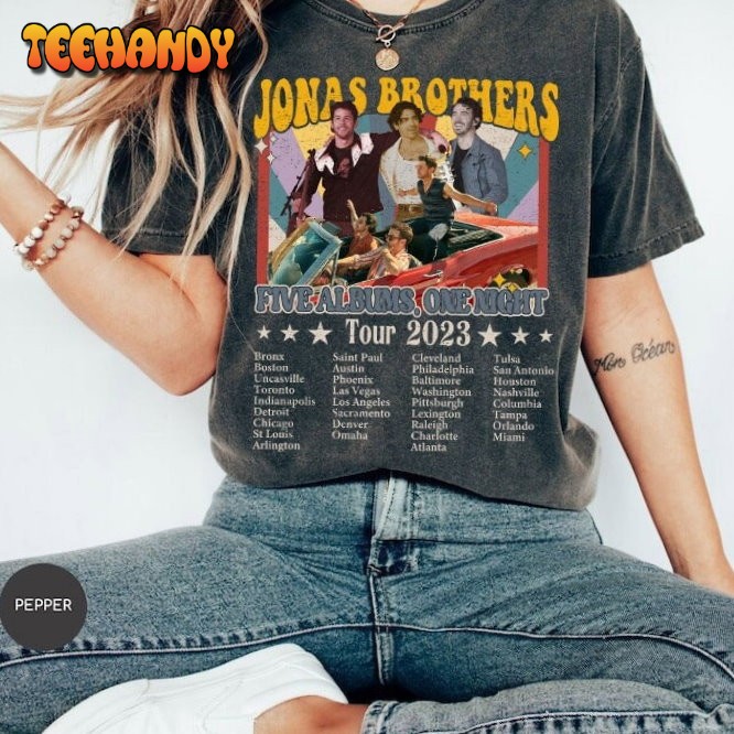 Retro Jonas Brothers Comfort Colors Shirt, Jonas Retro 90’s Homage Shirt