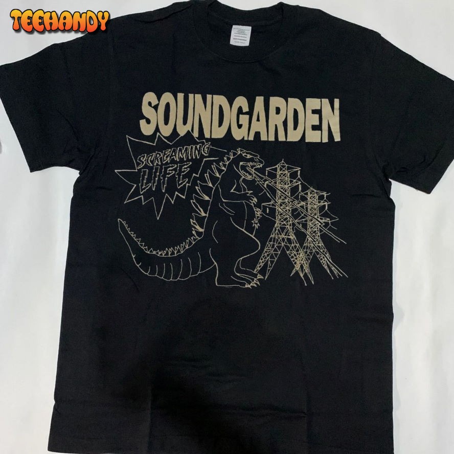 Retro Soundgarden Godzilla Graphic T-Shirt, Soundgarden Godzilla T-Shirt