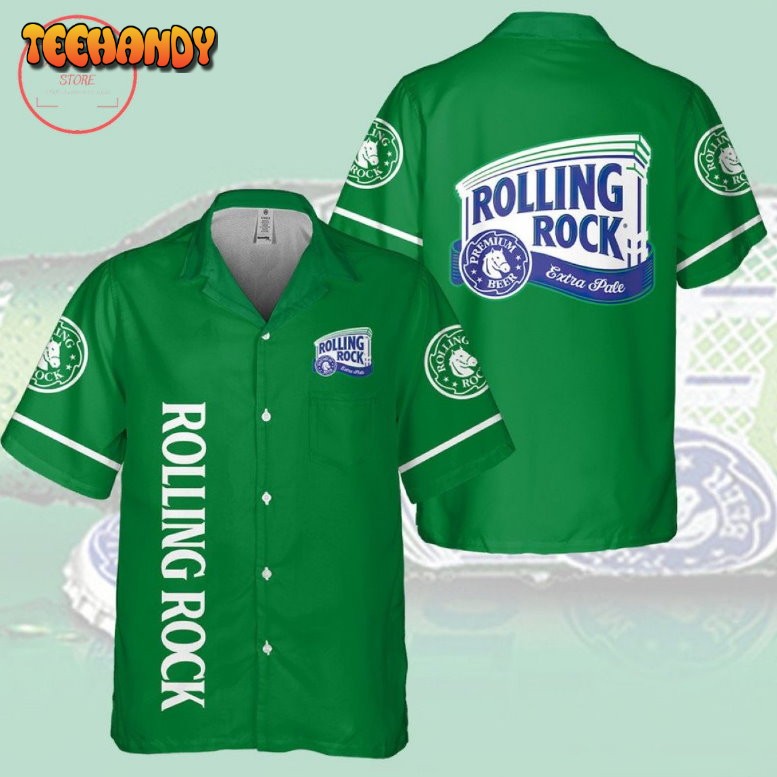 Rolling Rock Bourbon Hawaiian Shirt