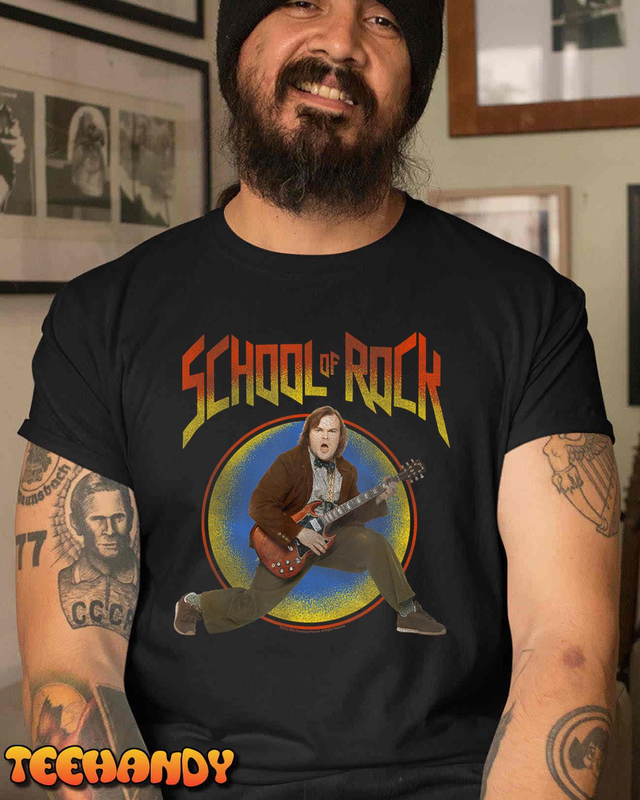 School of Rock Distressed Colorful Edit T-Shirt