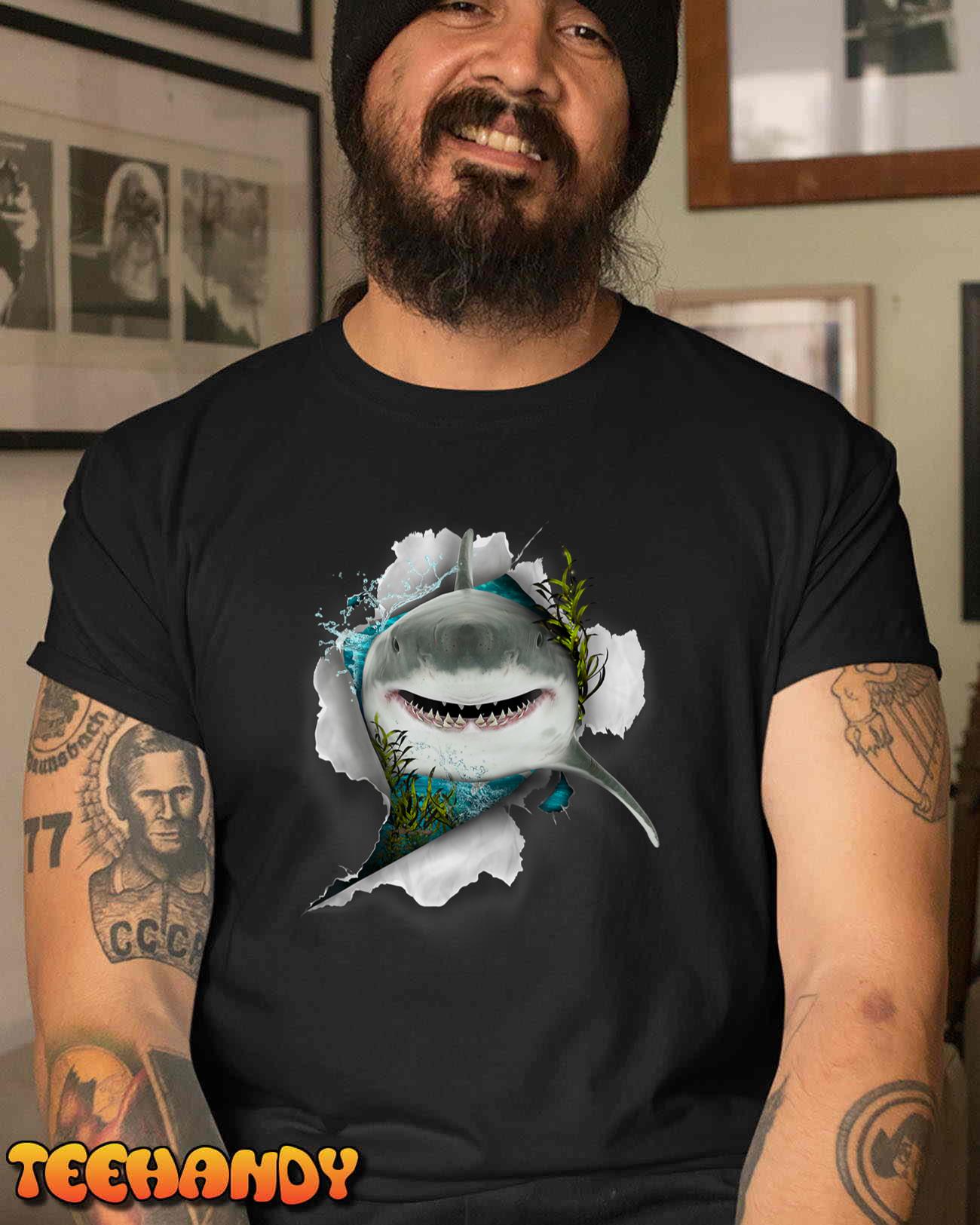 Shark, Great White Shark, Deep Sea Fishing, Funny Shark T-Shirt