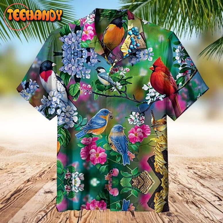 Songbird Collage Hawaiian Shirt