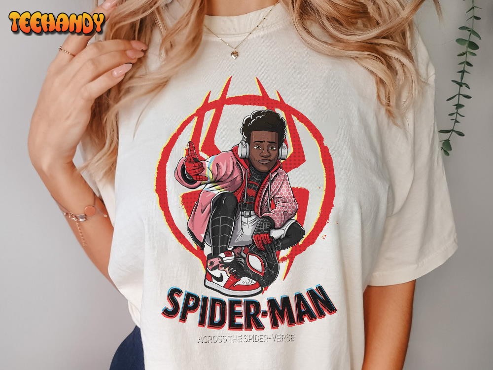 Spider-Man New Ver 2023 Miles Morales Spider-Man Across the Spider-Verse Shirt