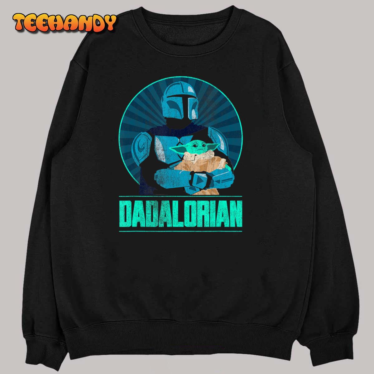 Star Wars The Mandalorian Father’s Day Dadalorian Retro T-Shirt