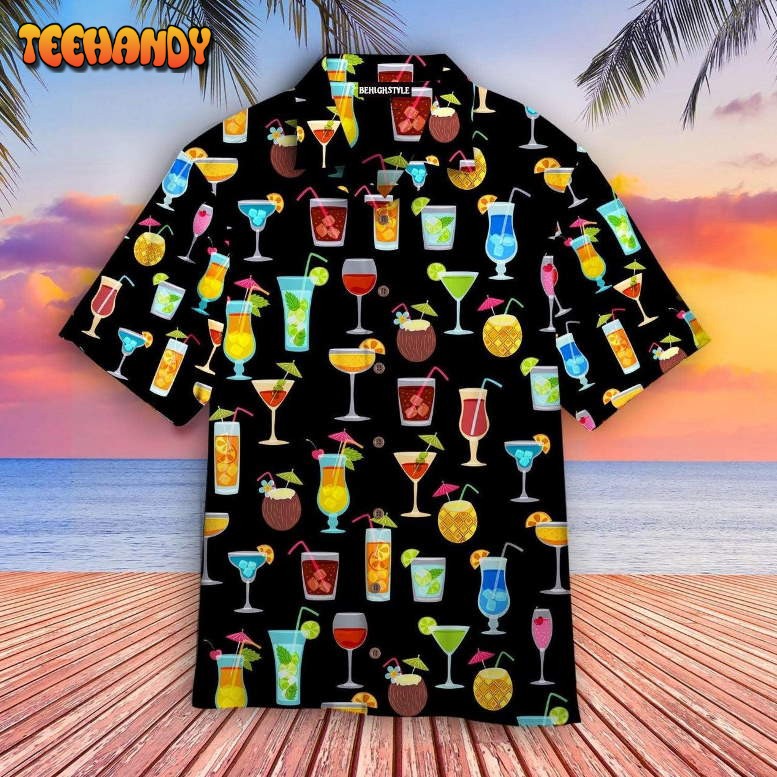 Summer Cocktails Hawaiian Shirt