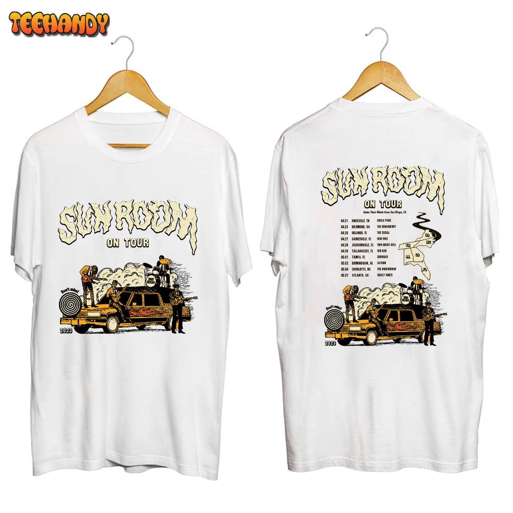 Sun Room Band 2023 Tour Shirt, Sun Room Band 2023 Concert Shirt