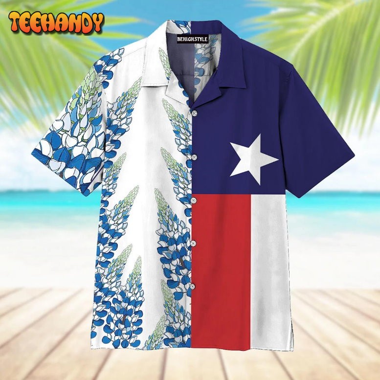 Texas Bluebonnets Hawaiian Shirt