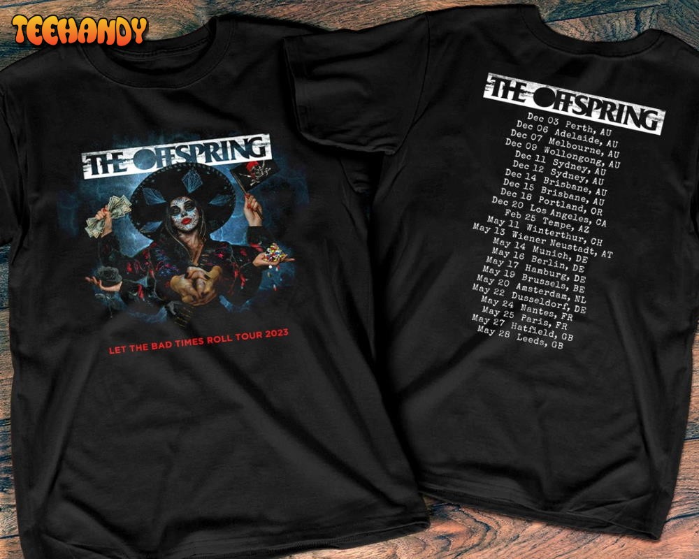 The Offspring Let The Bad Times Roll Tour 2022 – 2023 T-Shirt