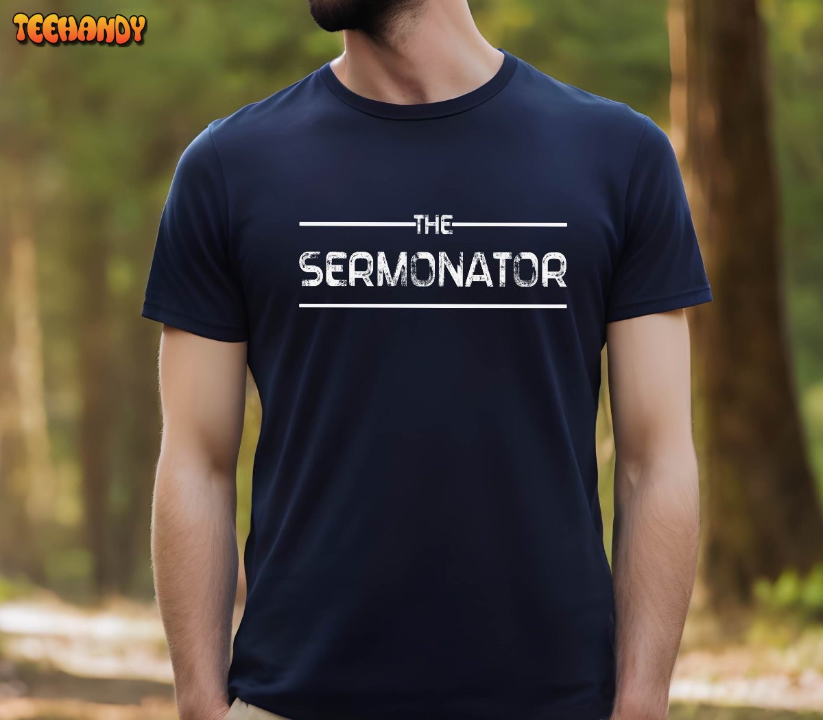 The Sermonator Fathers Day Preacher Pastor Unisex T Shirt