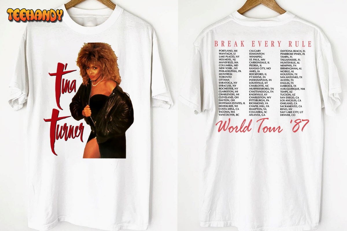 Tina Turner Break Every Rule World Tour ’87 T-Shirt