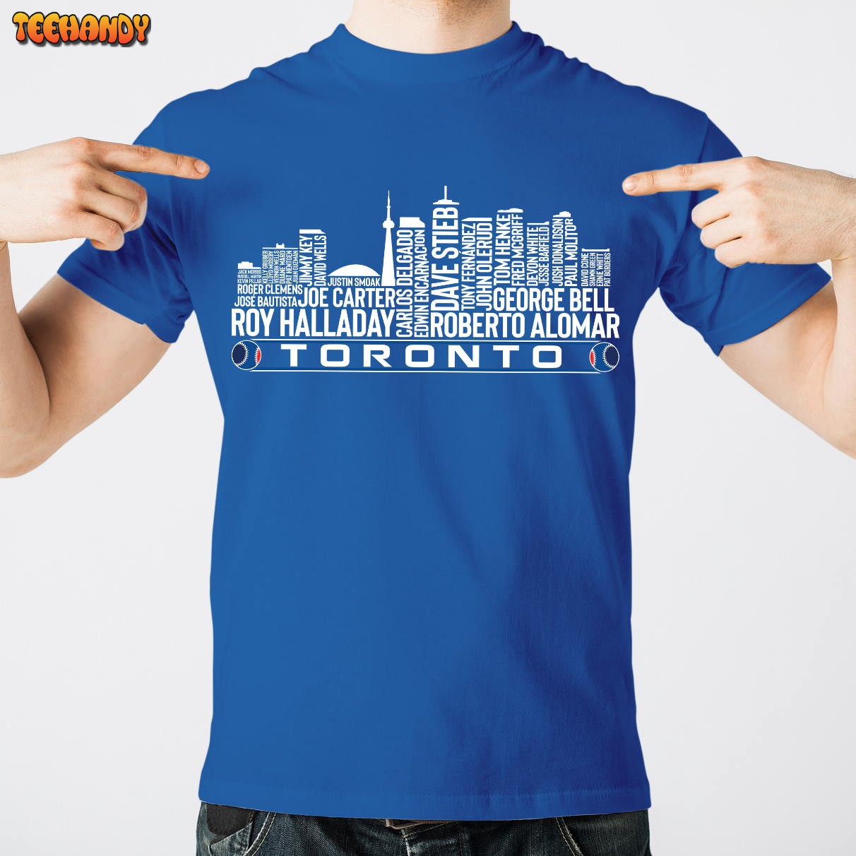 Toronto Baseball Team All Time Legends, Toronto City Skyline Unisex T Shirt