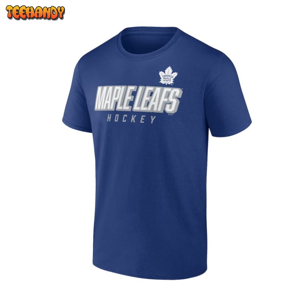 Toronto Maple Leafs Hockey Player Blue T-Shirt