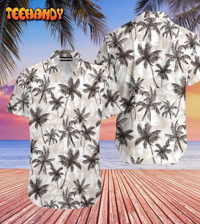 Tropical Vintage Palm Tree Hawaiian Shirt