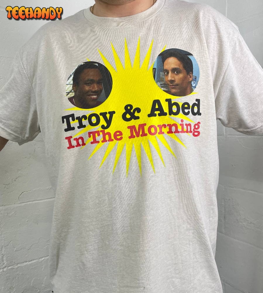 Troy and Abed in the Morning T-Shirt Community TV Show Greendale Shirt