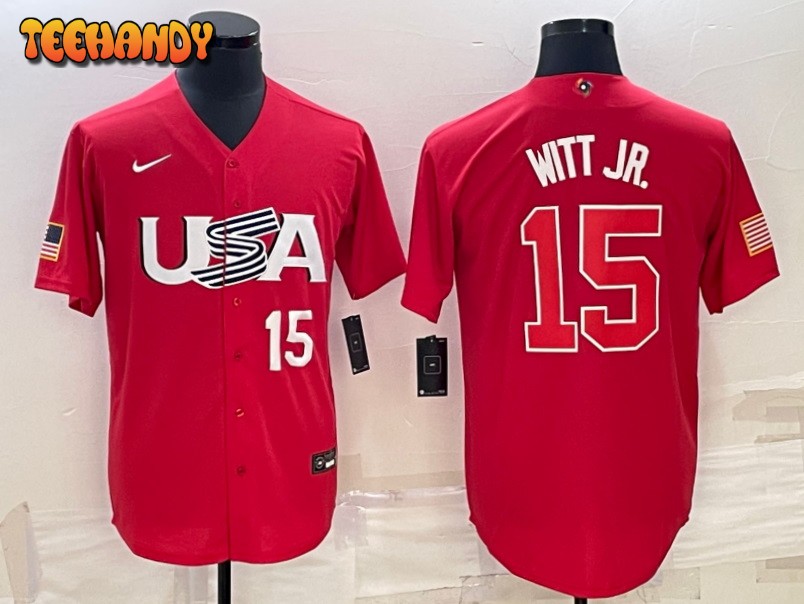 Bobby Witt Jr. White USA 2023 World Baseball Classic Jersey Fan