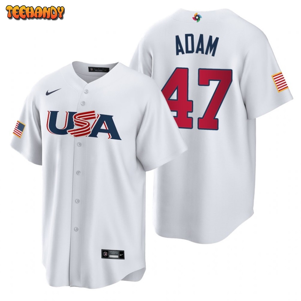 USA Jason Adam White 2023 World Baseball Classic Jersey