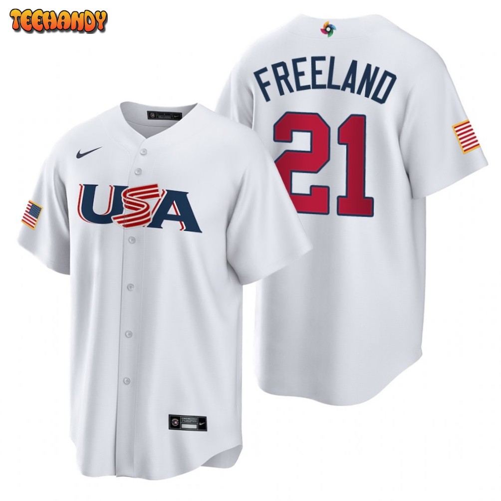 USA Kyle Freeland White 2023 World Baseball Classic Jersey – US Soccer Hall