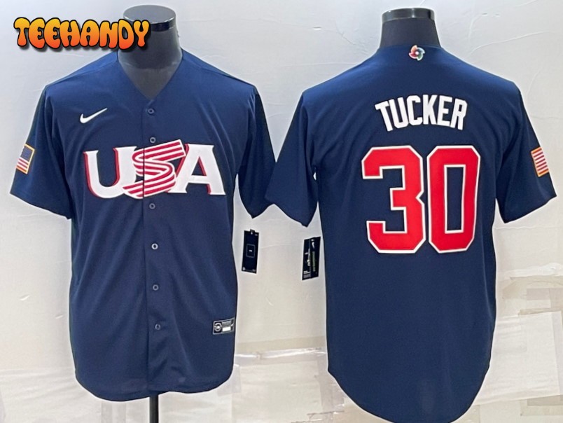 USA Kyle Tucker Navy 2023 World Baseball Classic Jersey