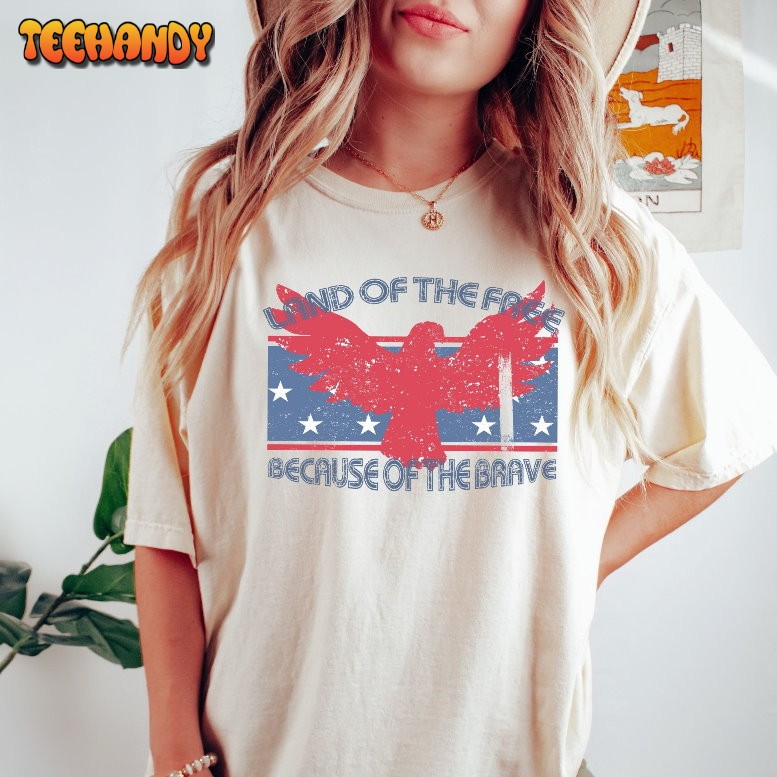 USA Land Of The Free Because Brave Patriotic Unisex T Shirt