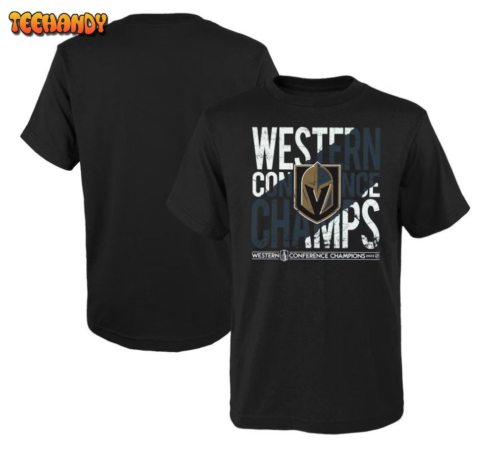 Vegas Golden Knights Youth 2023 Western Conference Champions T-Shirt