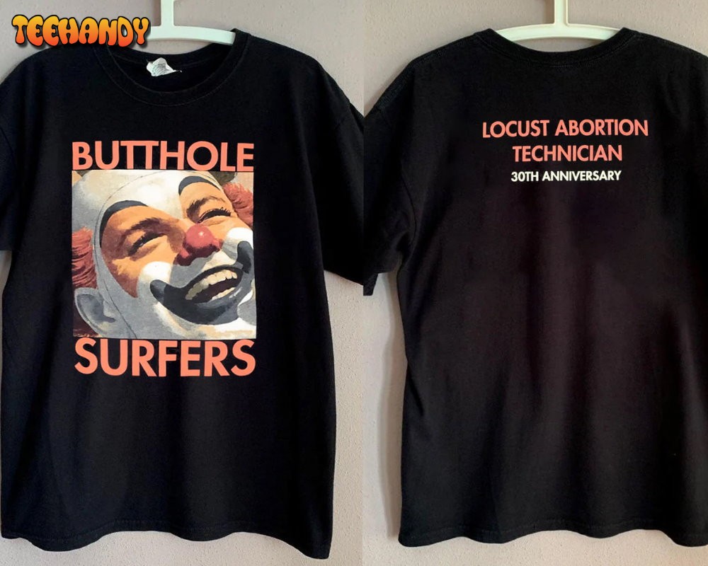 Vintage 1980s Butthole Surfers – Locust Abortion Technician 30th Anniversary T-Shirt