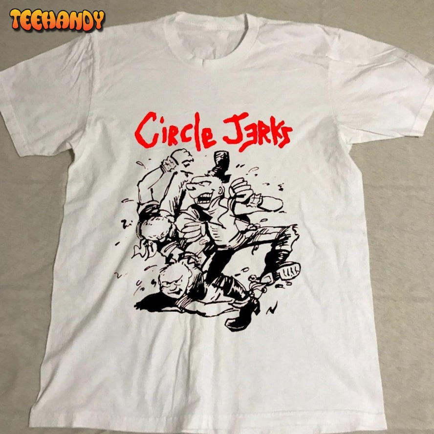 Vintage Circle Jerks 80s Tour Concert T-Shirt