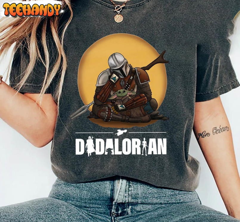 Vintage Dadalorian Shirt, Best Dad Unisex Hoodie