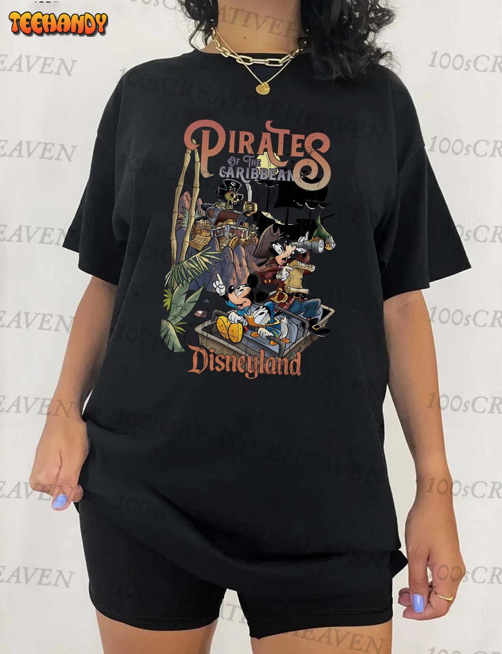 Vintage Disney Pirates Of The Caribbean Shirt