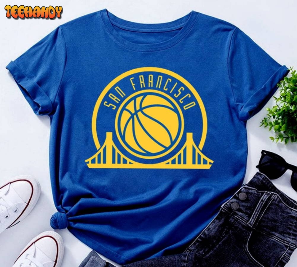 Vintage Golden State Basketball Design Royal T Shirt, Golden State San Francisco Retro Shirt