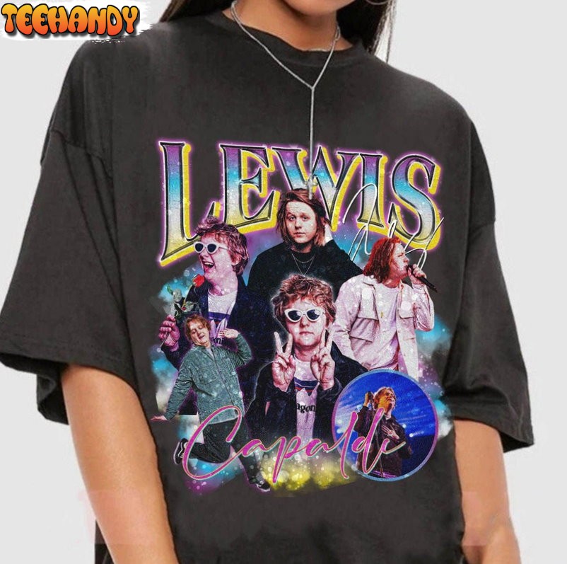 Vintage Lewis Capaldi Shirt, Retro Style Unisex Hoodie