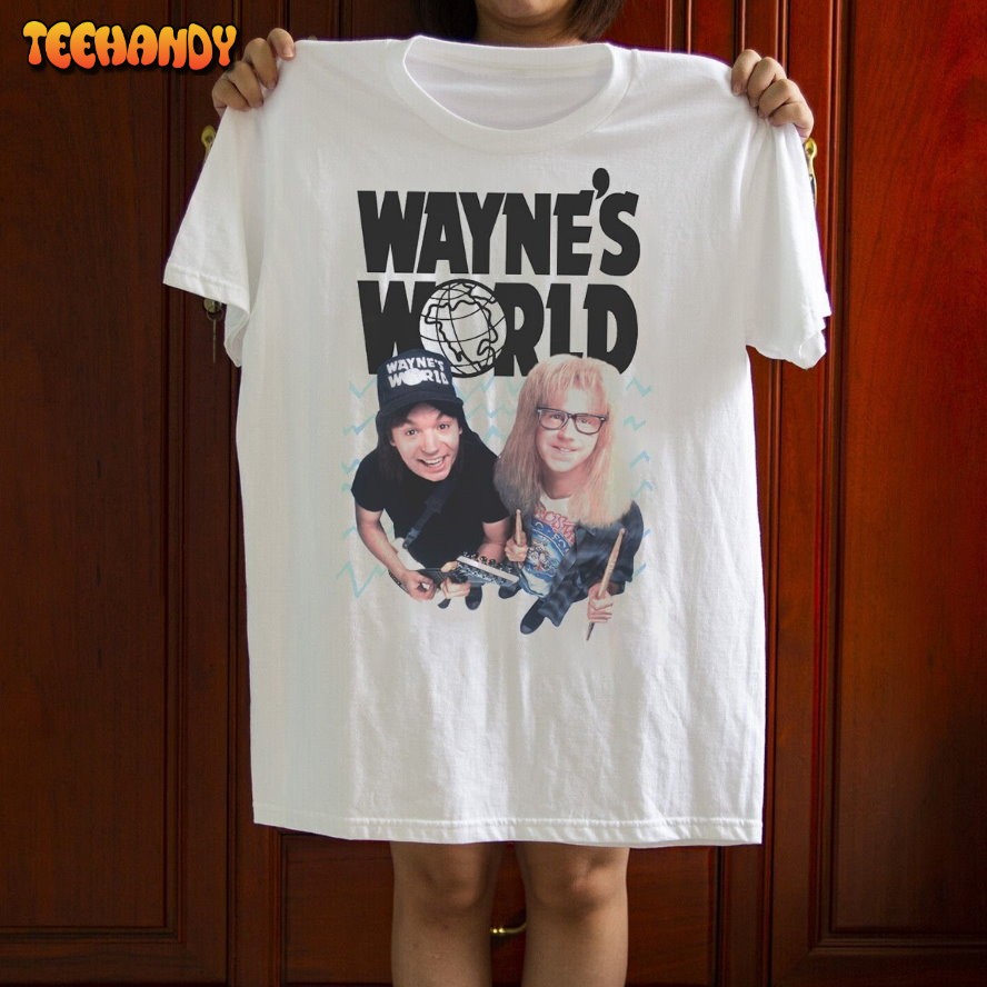 Wayne’s World Movie Poster T-Shirt, 90s Wayne’s World Movie Shirt