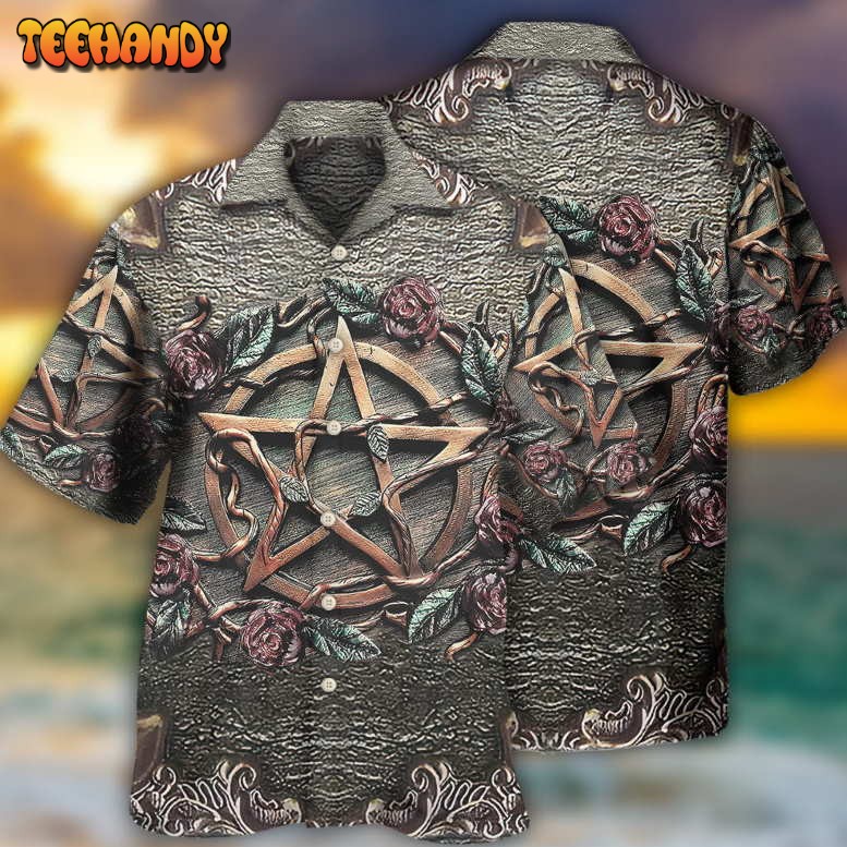 Wicca Halloween Amazing Mystical Witch Hawaiian Shirt