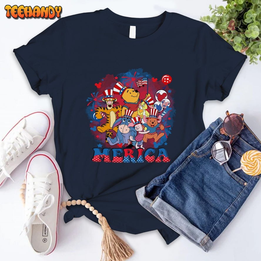 Winnie The Pooh 4th Of July 1776 Shirt  Pooh And Friends Happy 4th Of July Shirt