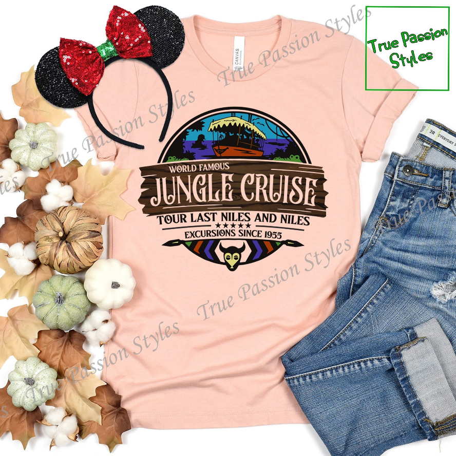 World Famous Jungle Cruise T-shirt, Disney Magic Kingdom Park Matching Family and Friend T Shirt