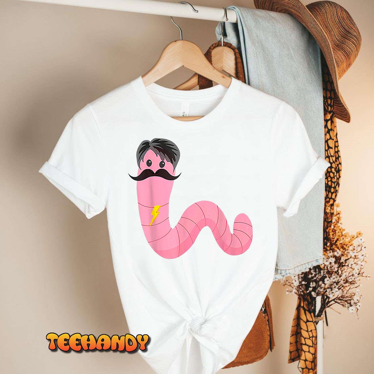 Worm With A Mustache James Tom Ariana Reality T-Shirt