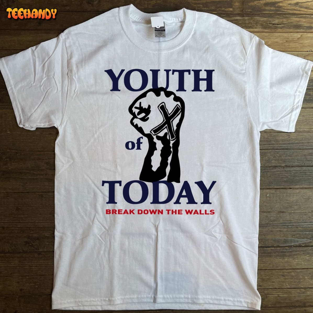 Youth Of Today Break Down The Walls Hardcore Music T-Shirt