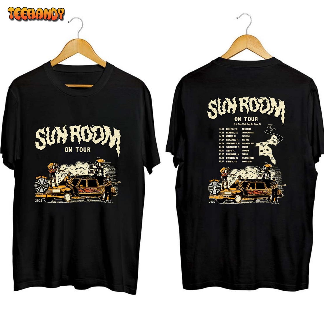 2023 Tour Concert Sun Room Band Unisex T Shirt