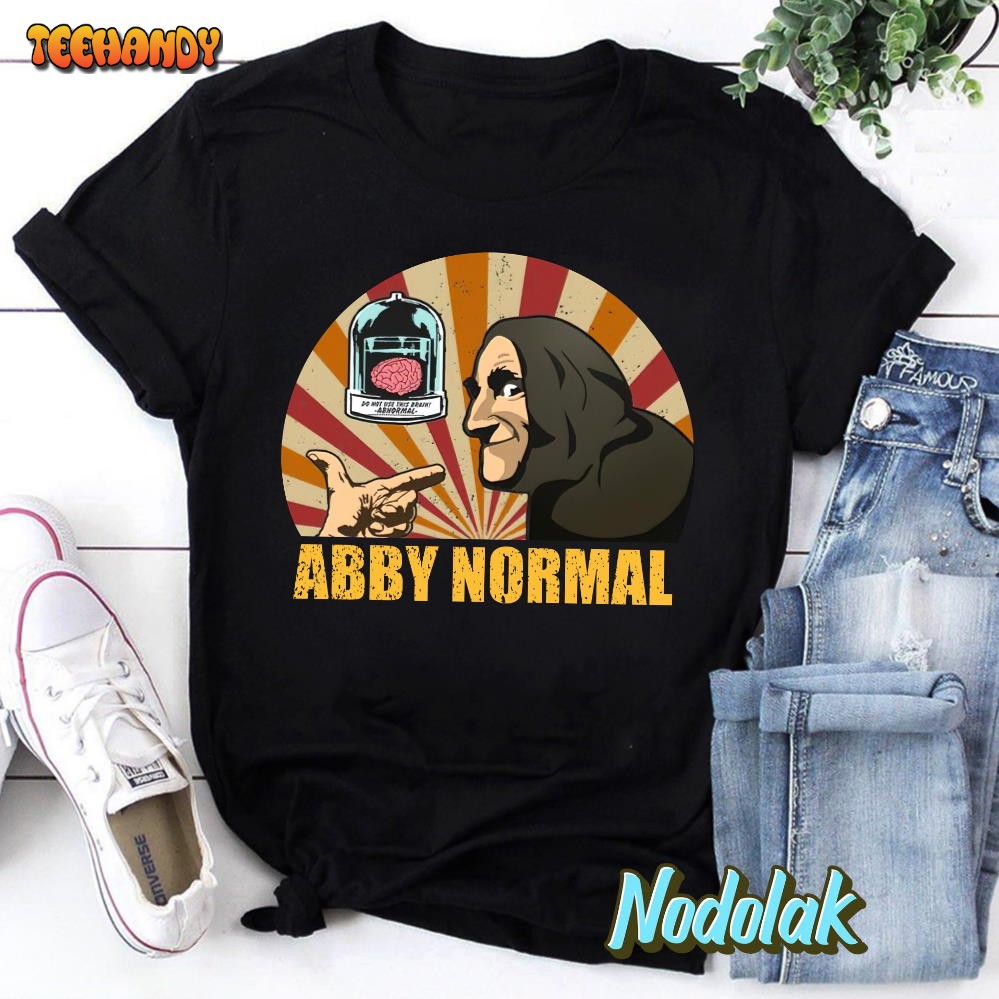 Abby Brain Normal Funny Vintage Movie T-Shirt, Frankenstein Shirt, Halloween Shirt