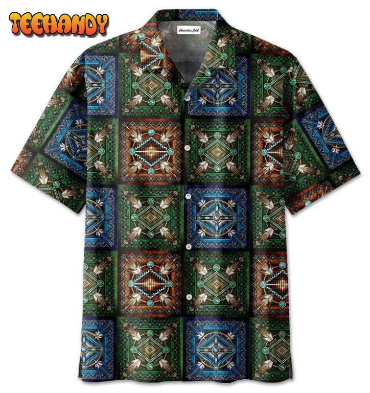 Amazing Native American Art Pattern Aloha Hawaiian Shirt