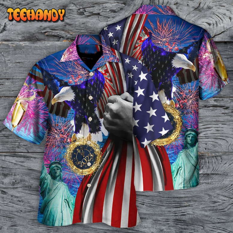 America 2023 New Year New America Hawaiian Shirt