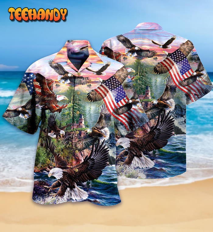 America Eagle Spirit Of America Hawaiian Shirt