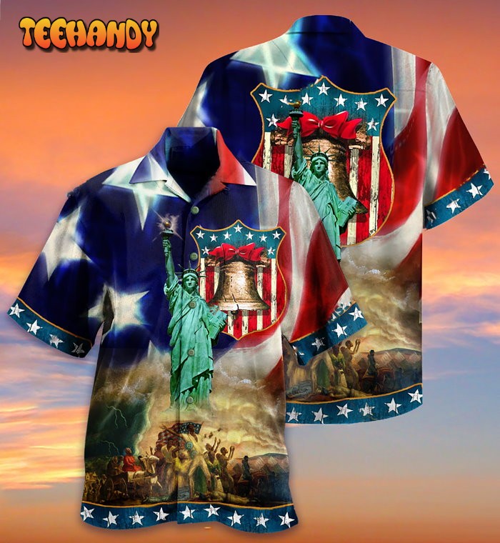 America Happy Day Freedom America Hawaiian Shirt