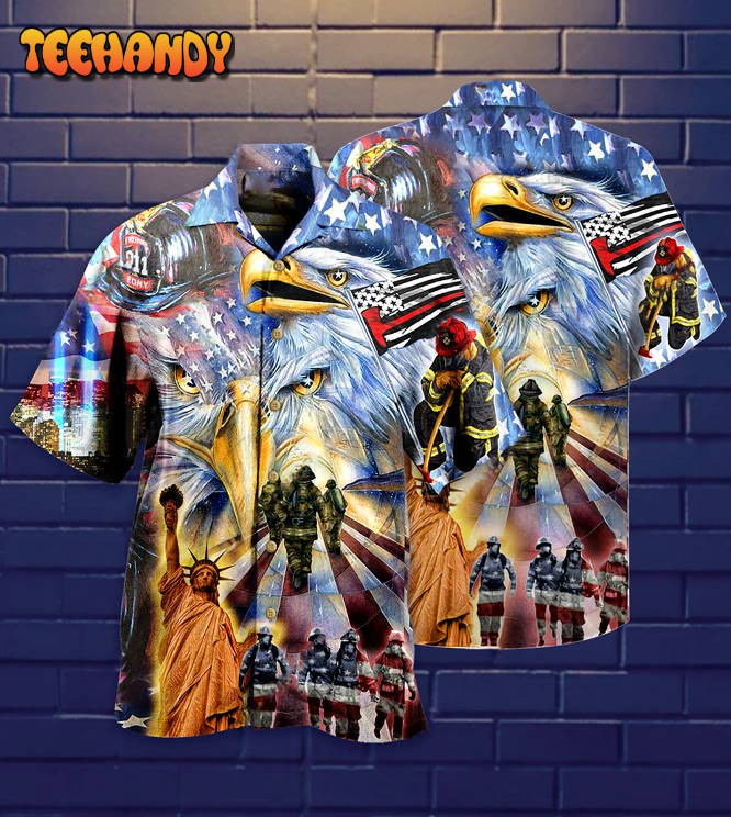 America Proud Forever With Love Hawaiian Shirt