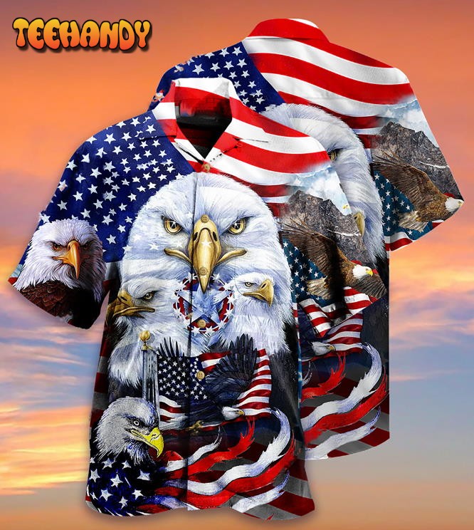 America Proud Happy Day Hawaiian Shirt