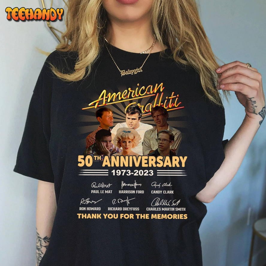 American Graffiti Movie Shirt Shirt American Graffiti 50th Anniversary