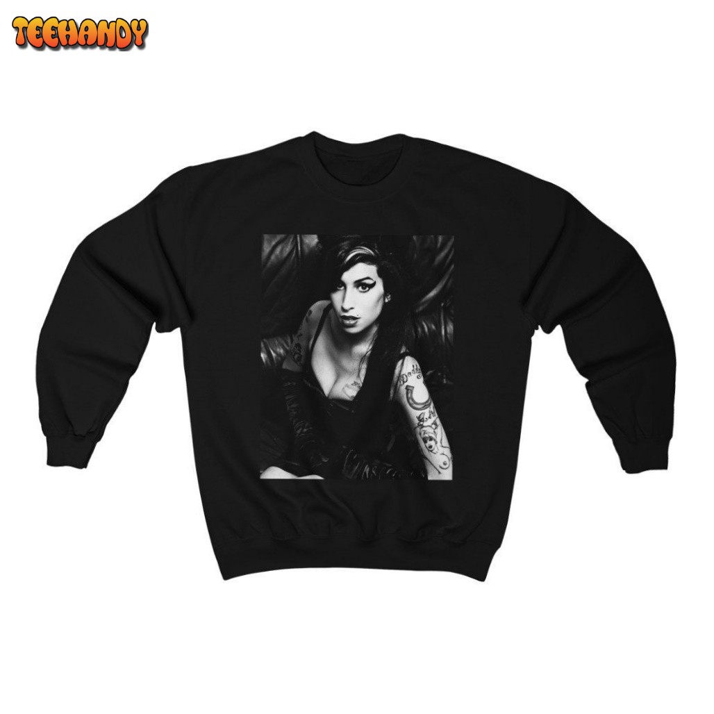 Amy Winehouse Vintage Retro Sweatshirt Style, Vintage Bootleg 90s Inspired Sweatshirt