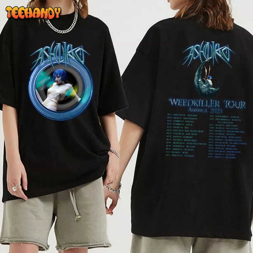 Ashnikko 2023 Weedkiller Tour America Shirt, Weedkiller 2023 Concert Shirt For Fan